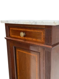 Pair of Art Nouveau Nightstands or Bedside Tables, 1900s